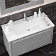 Opadiris Мебель для ванной Луиджи 100 подвесная серая матовая – фотография-20